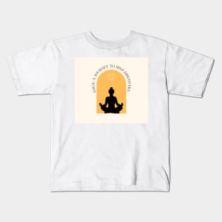 Yoga the self-discovery Kids T-Shirt